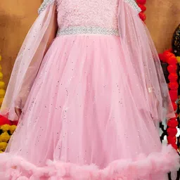 HERE&NOW Embellished Net Empire Midi Dress image 2