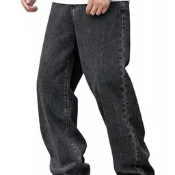 LINARIA Men Classic Regular Fit Mid-Rise Light Fade Stretchable Jeans image 3