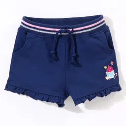 Babyhug Cotton Knit   Mid Thigh Length Shorts Ice Cream Print - Navy Blue-picture-30