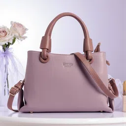 Exotic PU Shopper Satchel with Tasselled-picture-24