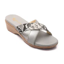 Padvesh Printed Leather Wedge Sandals image 2
