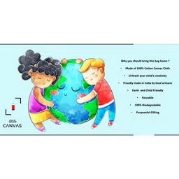 Little Canvas DIY Colouring Magical Unicorn Tote Bag image 4