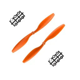 Orange HD Propellers 1045(10X4.5) ABS Orange 1CW+1CCW-1pair image 2