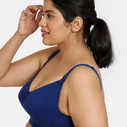 Zivame Blue Maternity Bra image 3