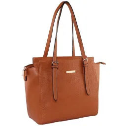 Giordano Blossoms 2020 Brown Textured Medium Shoulder Handbag image 5