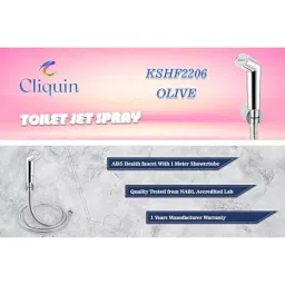 Cliquin ABS Plastic Chrome Finish Health Faucet, KSHF2206 image 2