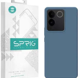 Sprig Back Cover for vivo T2 Pro (Blue) image 1