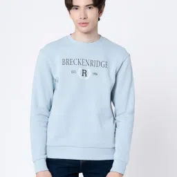 Red Tape Blue Regular Fit Graphic Sweatshirt image 1