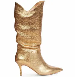 Saint G Women's Nayeli Gold Stiletto Booties image 1