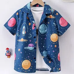 Maitri Fashion Unisex Pack of 2 Vertical Striped Cotton Casual Shirts-picture-26