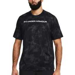 Under Armour Black Slim Fit Printed Sports T-Shirt-picture-25