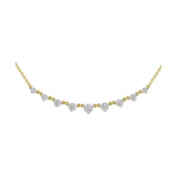 Sparkles Lab Grown Diamond 14k (585) Yellow Gold Necklace for Women-picture-26