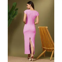 Kotty Purple Viscose Regular fit Casualdresses image 2