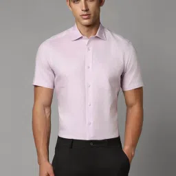 Louis Philippe Pink Regular Fit Shirt image 1