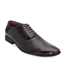 San Frissco Men's Cognac Oxford Shoes-image-53