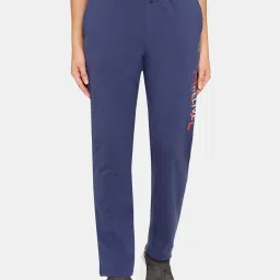 Zelocity by Zivame Blue Printed Track Pants image 1