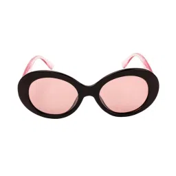 INVU T2901D Pink Polarized Oval Sunglasses image 1