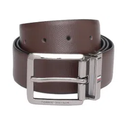 TOMMY HILFIGER Brown & Black Lambert Reversible Belt-image-25