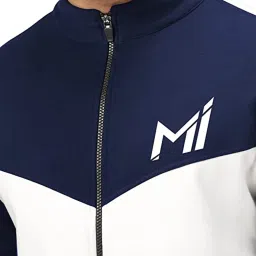 The Souled Store White Regular Fit Colour Block Sweatshirts image 5