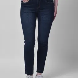 NUMERO UNO Dark Indigo Denim Solid Jeans image 1