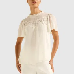 forever new Martha Lace Insert Blouse image 1