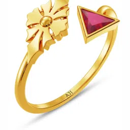 Joyalukkas 22k Scalene Yellow Gold Ring for Women image 1
