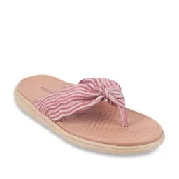 Mochi Women's Peach Flip Flops image 2