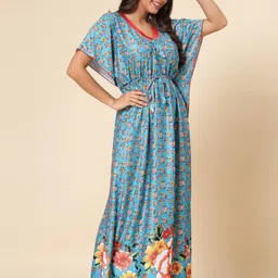 CHUI MUI Printed Maxi Nightdress image 5