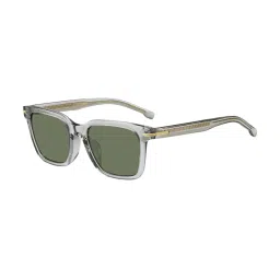 HUGO BOSS Light Green Rectangular Sunglasess For Men image 1