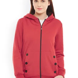 Belle Fille Red Regular Fit Jacket image 1