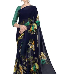 Moda Rapido Floral Poly Georgette Saree-picture-39