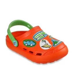 Skechers Boys SWIFTERS II-THAT SAM-I-AM! Orange Lime Lifestyle Slip On Shoe image 2