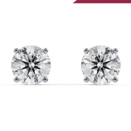 Emori 14k Yellow Gold & Lab Grown Diamond 2 CT Classic Round Stud Earrings-picture-27