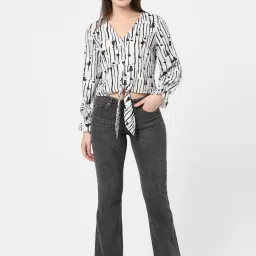 Vero Moda White Printed Shirt image 4