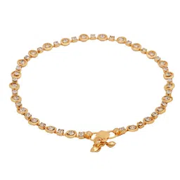 Anouk Gold-Plated Artificial Stones Anklet image 2