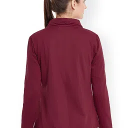 Belle Fille Maroon Regular Fit Jacket image 2