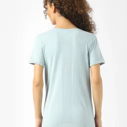 Adidas Blue Round Neck T-Shirt image 2