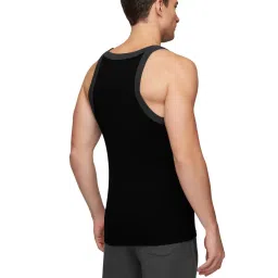 XYXX White & Black Regular Fit Vest - Pack of 2 image 2