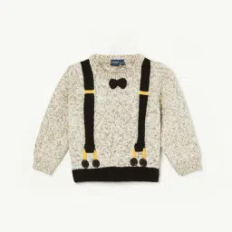 Juniors By Lifestyle Beige Regular Fit Self Pattern Sweater-picture-23