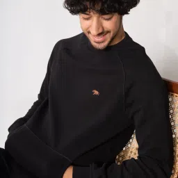 ANDAMEN Black  Regular Fit Sweatshirt image 1