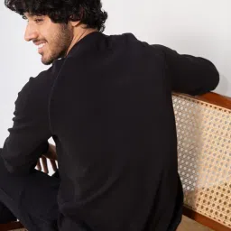 ANDAMEN Black  Regular Fit Sweatshirt image 2