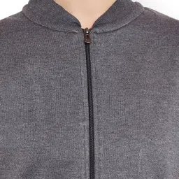 Belle Fille Dark Grey Textured Jacket image 4