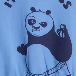 The Souled Store Kids Blue Cotton Printed Top image 3