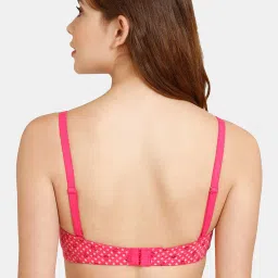 Rosaline by Zivame Purple Non-wired Padded T-Shirt Bra image 2