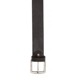 Spykar Black Textured Waist Belt for Men image 4