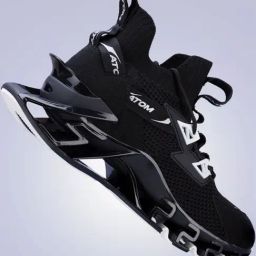 Atom Men's Spring Edge Alpha 2 Black Running Shoes-picture-19