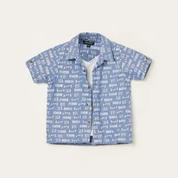 Juniors by Lifestyle Baby Boys Blue Shirt-image-61