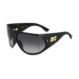DSQUARED2 Black Rectangular Sunglasses for Men-image-10