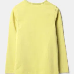 United Colors Of Benetton Lime Cotton Regular Fit Printed T-Shirt image 2