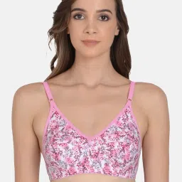 mod & shy Blue & Pink Printed Full Coverage Bra - Pack Of 2 image 2